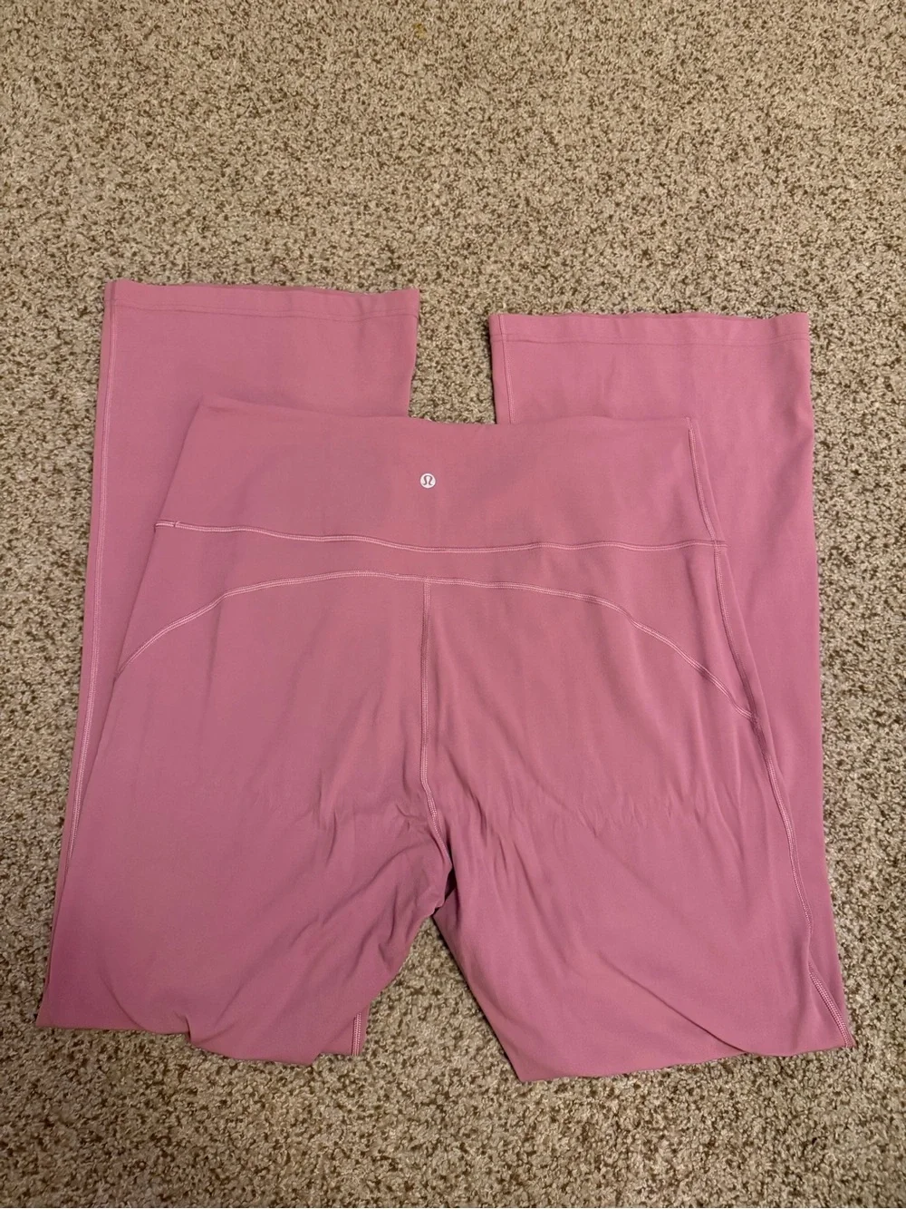 Lululemon Groove High Rise Flare Leggings in Velvet Dust